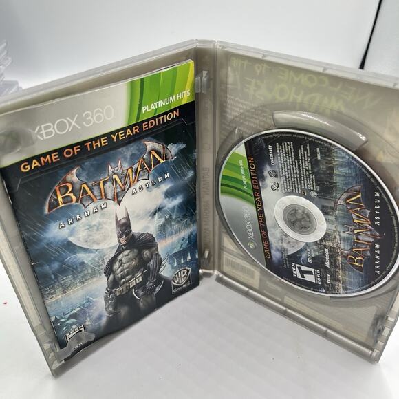 Batman Arkham Asylum Game Of The Year Edition Xbox 360 Complete CIB - Tested - Picture 2 of 8